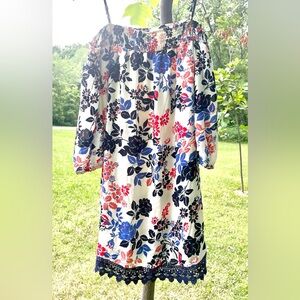 🌺💙Trixxi Short Dress Small Juniors Spaghetti Strap/ Off Shoulder Sleeves